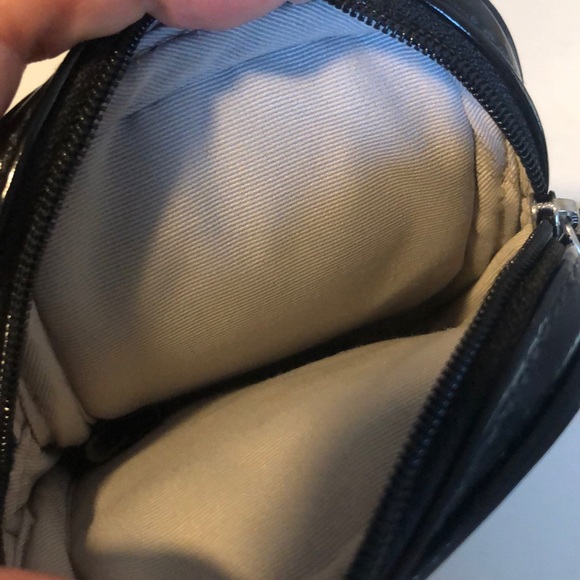 Coach Patent Leather Mini Wristlet in Black - Picture 4 of 5